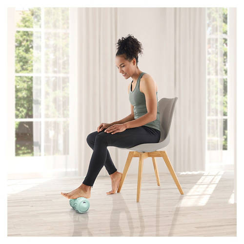 Crane Peanut Shaped Electronic Massage Roller, Green